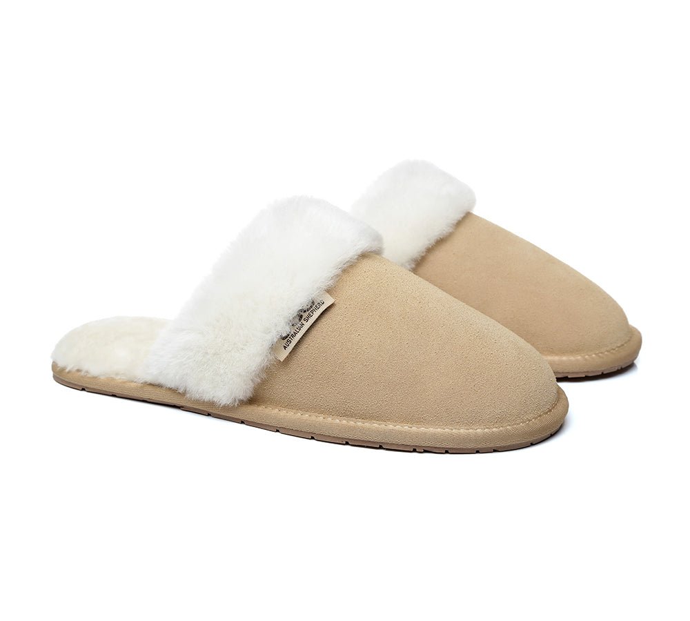 UGG Australian Shepherd® Sheepskin Wool Slipper Lassie - UGG Slippers - Sand - S - Uggoutlet