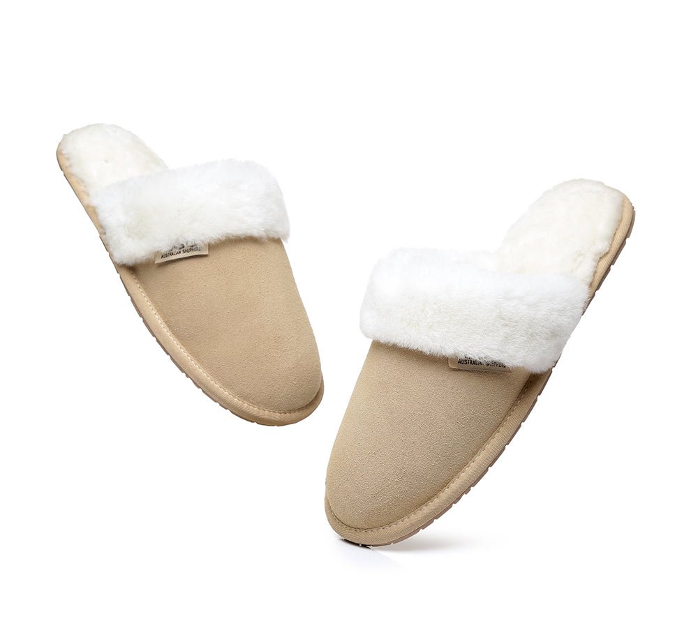 UGG Australian Shepherd® Sheepskin Wool Slipper Lassie - UGG Slippers - Sand - S - Uggoutlet