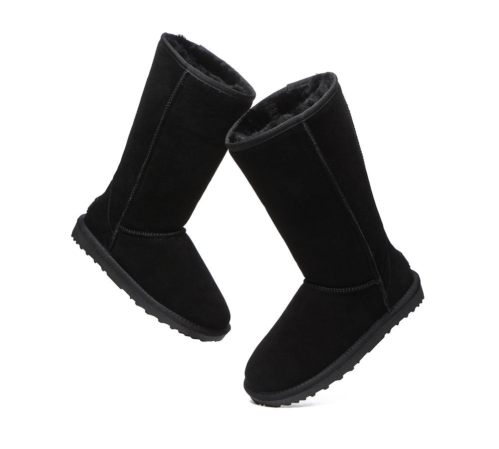 UGG Boots - AS UGG Boots Double Face Sheepskin Tall Classic Suede