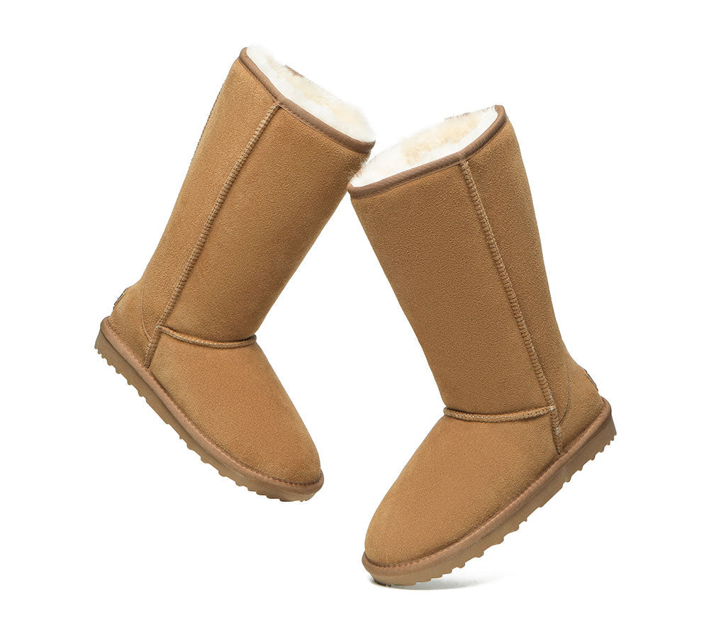 UGG Boots - AS UGG Boots Double Face Sheepskin Tall Classic Suede