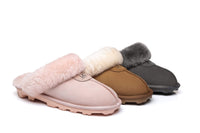 UGG Slippers - AS UGG Slippers Waffle Unisex Scuff Double Face Sheepskin