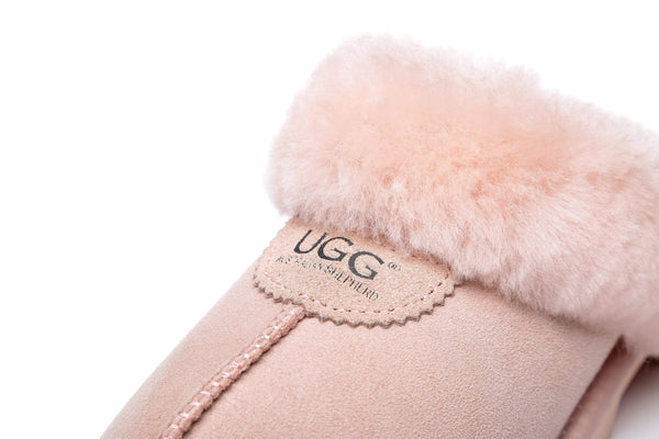UGG Slippers - AS UGG Slippers Waffle Unisex Scuff Double Face Sheepskin
