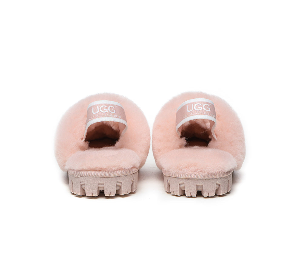 UGG Boots - AUSTRALIAN SHEPHERD® UGG Kids Sheepskin Wool Slingback Slippers Suzie