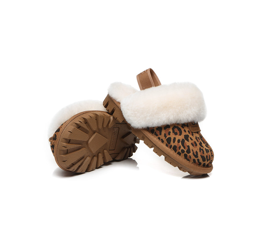 UGG Boots - AUSTRALIAN SHEPHERD® UGG Kids Sheepskin Wool Slingback Slippers Suzie