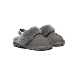 UGG Boots - AUSTRALIAN SHEPHERD® UGG Kids Sheepskin Wool Slingback Slippers Suzie