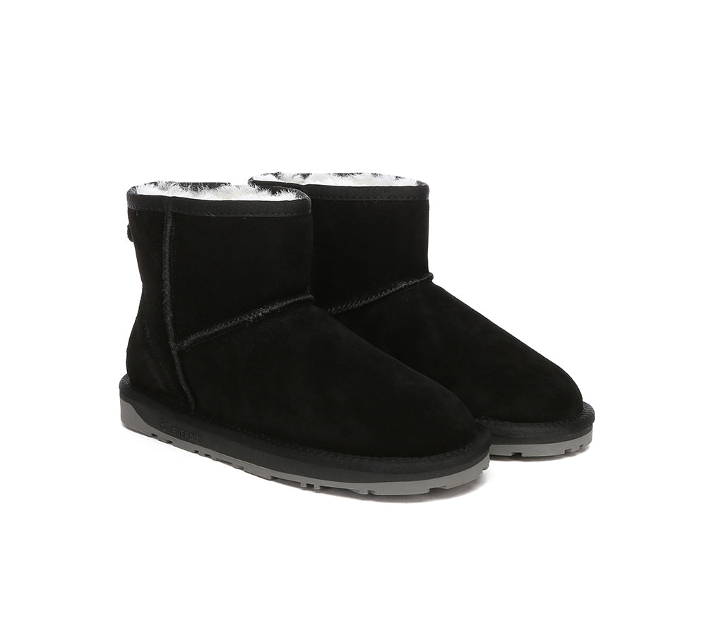 UGG Boots - EVERAU® UGG Sheepskin Wool Ankle Boots Mini Classic Suede