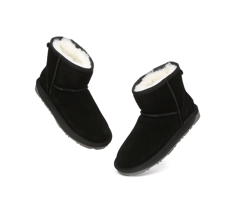 UGG Boots - EVERAU® UGG Sheepskin Wool Ankle Boots Mini Classic Suede