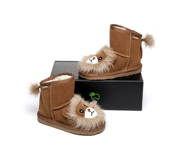 UGG Boots - Kids Sheepskin Boots Lion