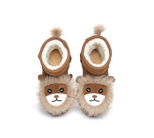 UGG Boots - Kids Sheepskin Boots Lion