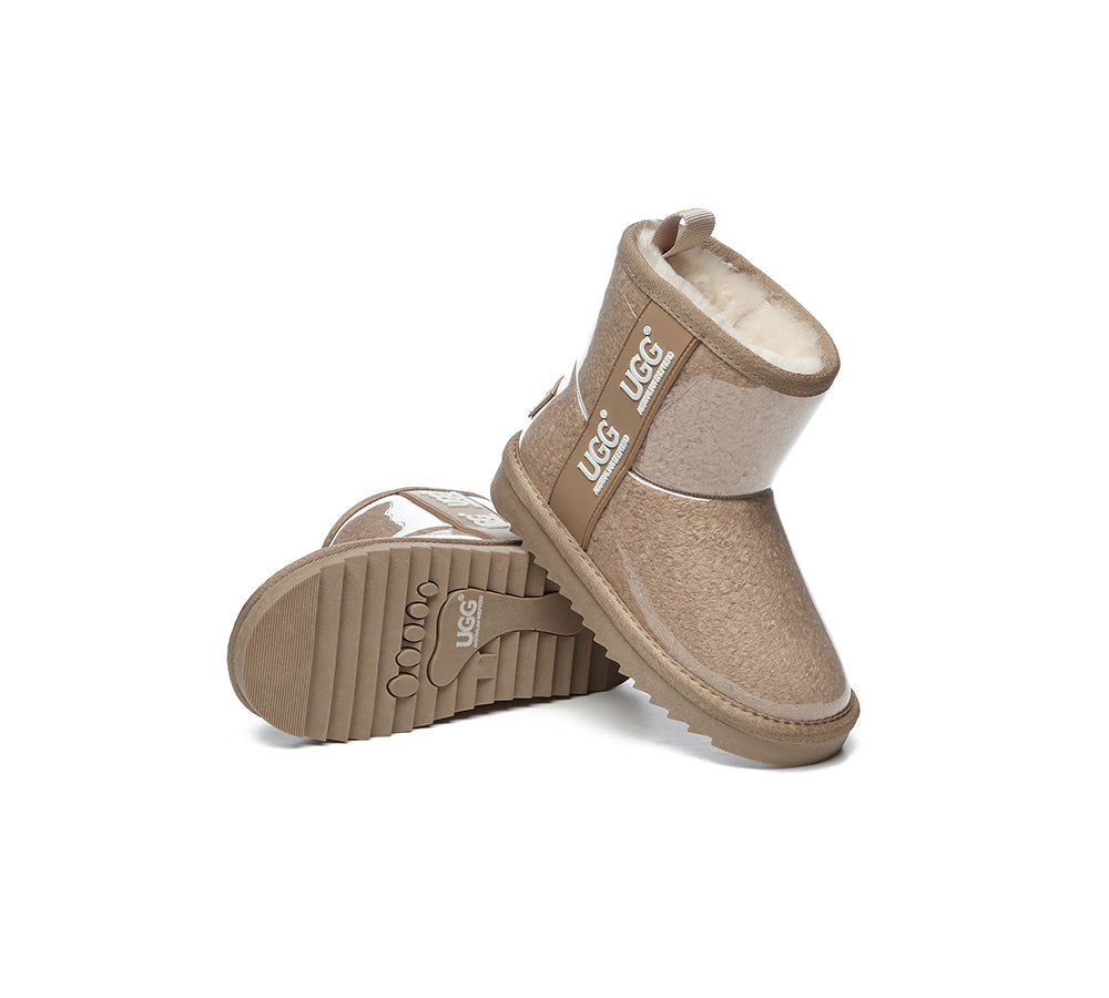 UGG Boots - Kids Ugg Boots Clear Waterproof And Shearling Coated Classic