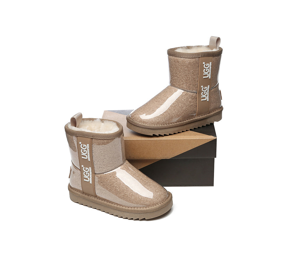 UGG Boots - Kids Ugg Boots Clear Waterproof And Shearling Coated Classic