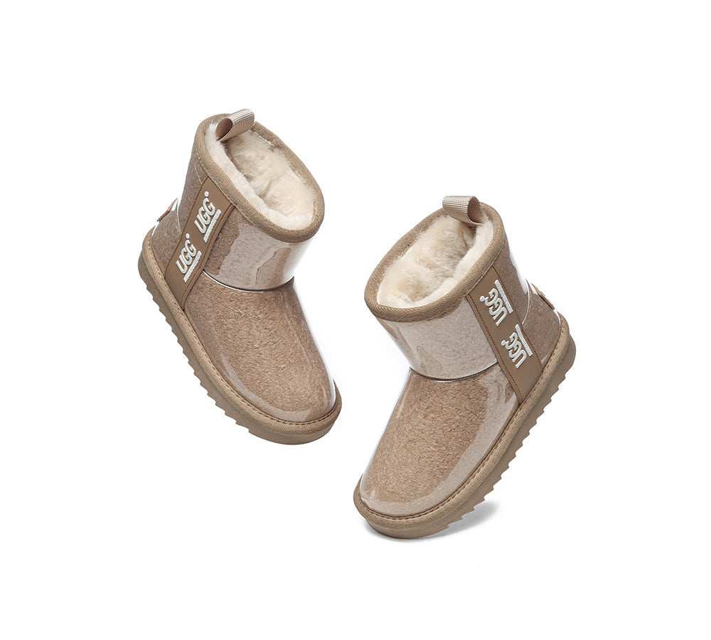 UGG Boots - Kids Ugg Boots Clear Waterproof And Shearling Coated Classic