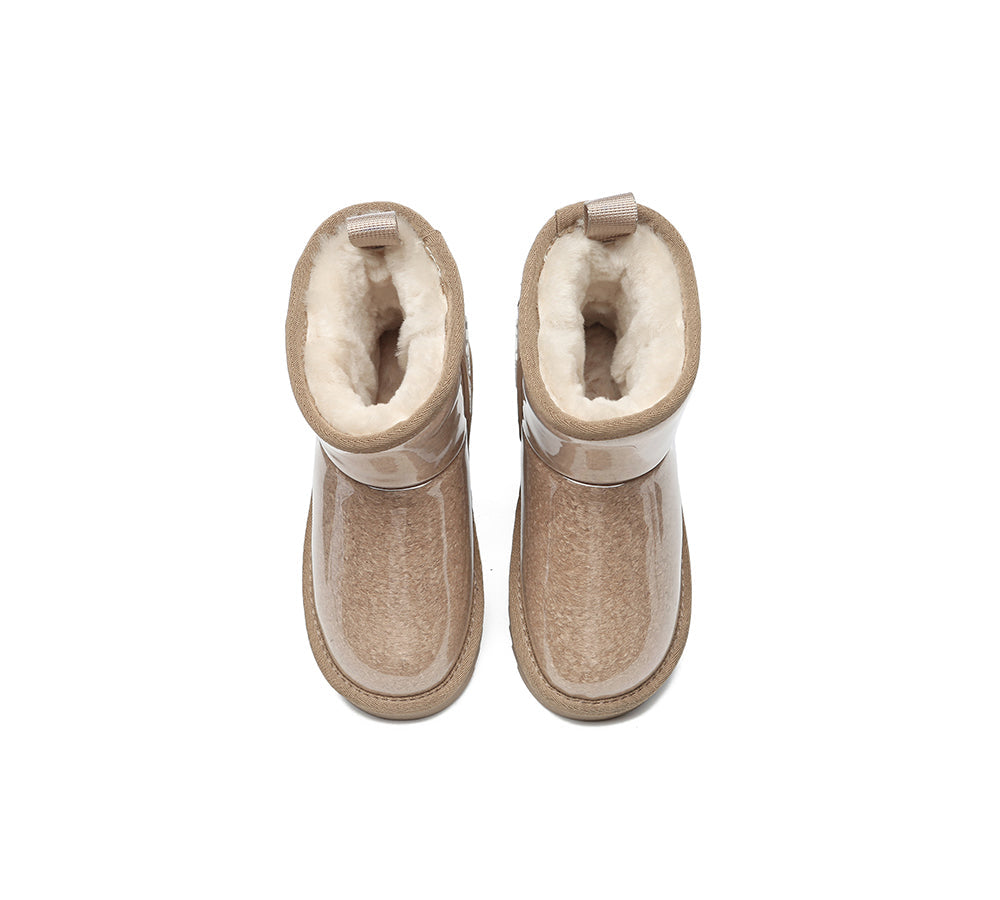 UGG Boots - Kids Ugg Boots Clear Waterproof And Shearling Coated Classic