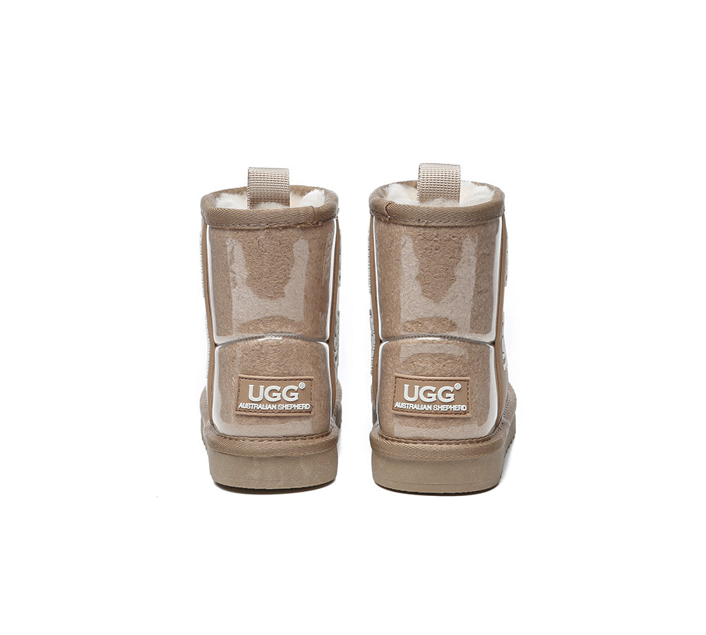 UGG Boots - Kids Ugg Boots Clear Waterproof And Shearling Coated Classic