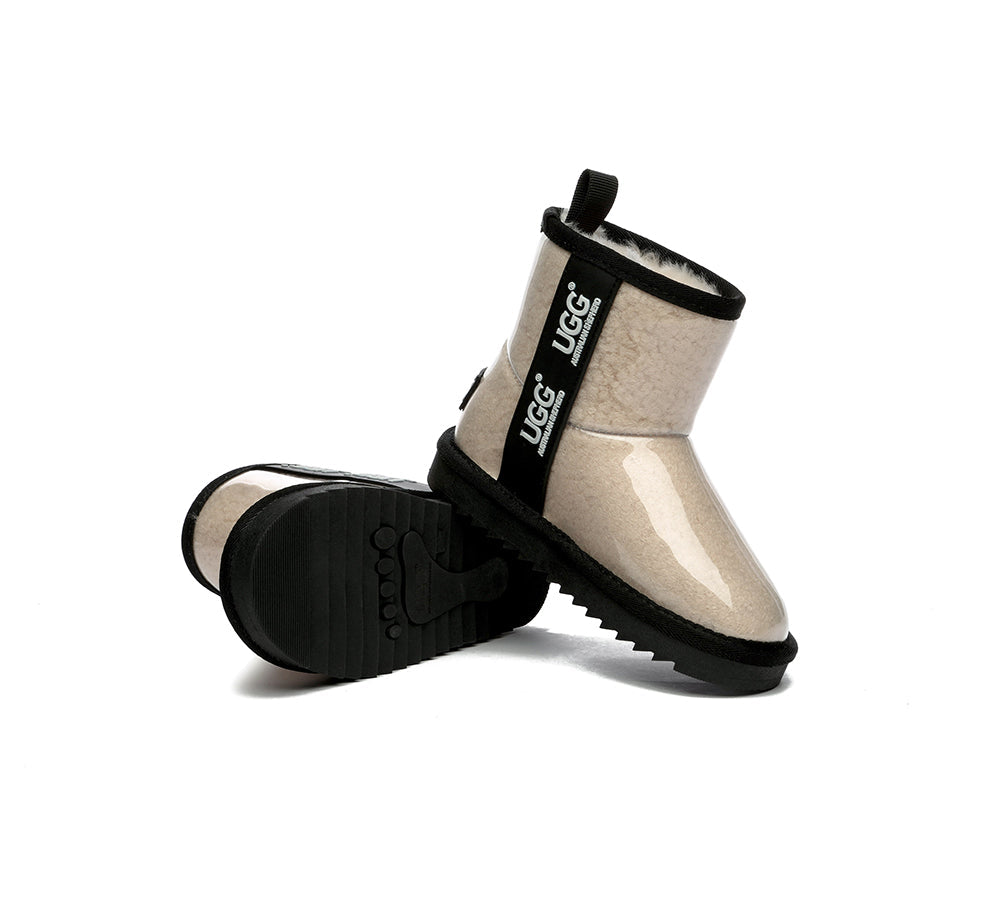 UGG Boots - Kids Ugg Boots Clear Waterproof And Shearling Coated Classic