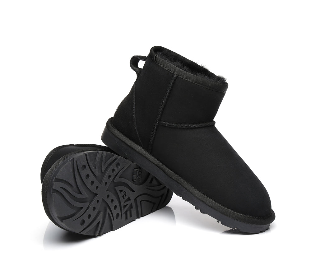 EVERAU® UGG Boots Sheepskin Wool Water Resistant Mini Classic Boots - UGG Boots - Grey - AU Ladies 10 / AU Men 8 / EU 41 - Uggoutlet