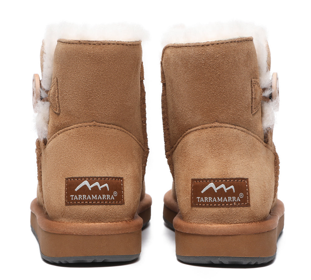 UGG Boots - Premium Australian Sheepskin Boots Unisex Mini Button Plus