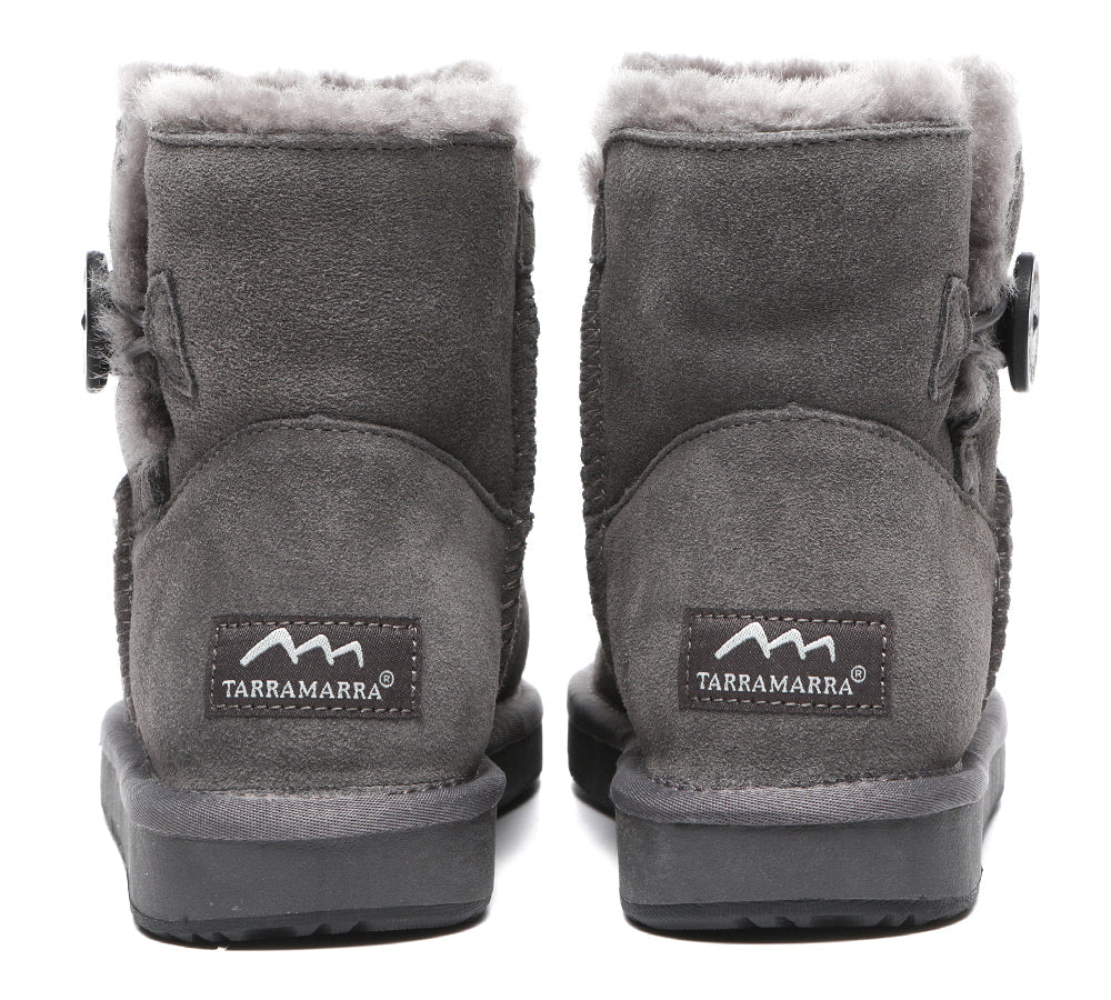 UGG Boots - Premium Australian Sheepskin Boots Unisex Mini Button Plus