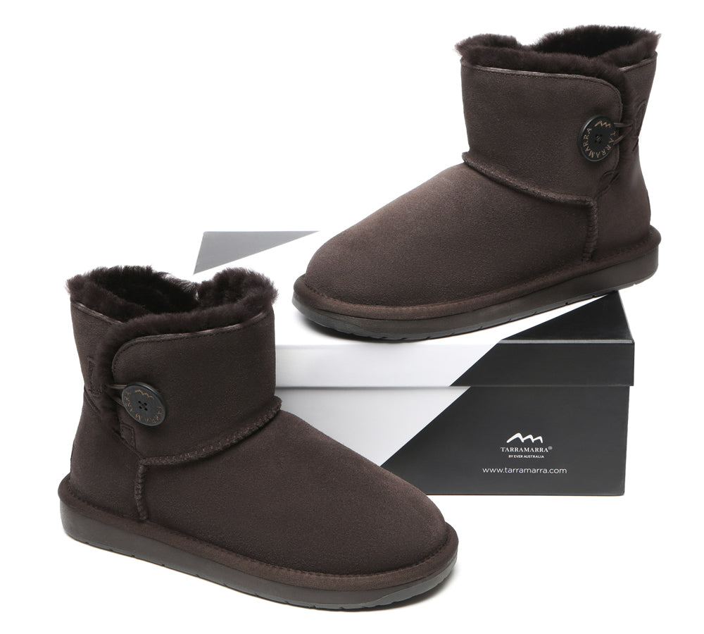 UGG Boots - Premium Australian Sheepskin Boots Unisex Mini Button Plus