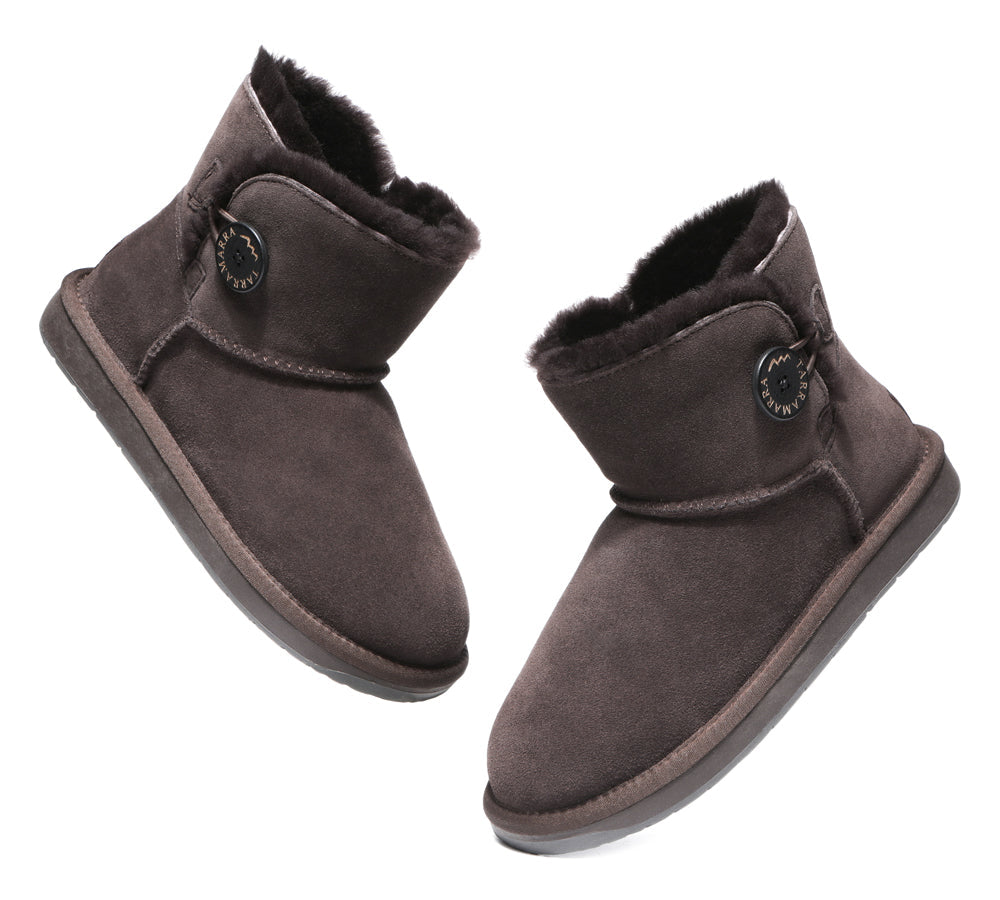 UGG Boots - Premium Australian Sheepskin Boots Unisex Mini Button Plus