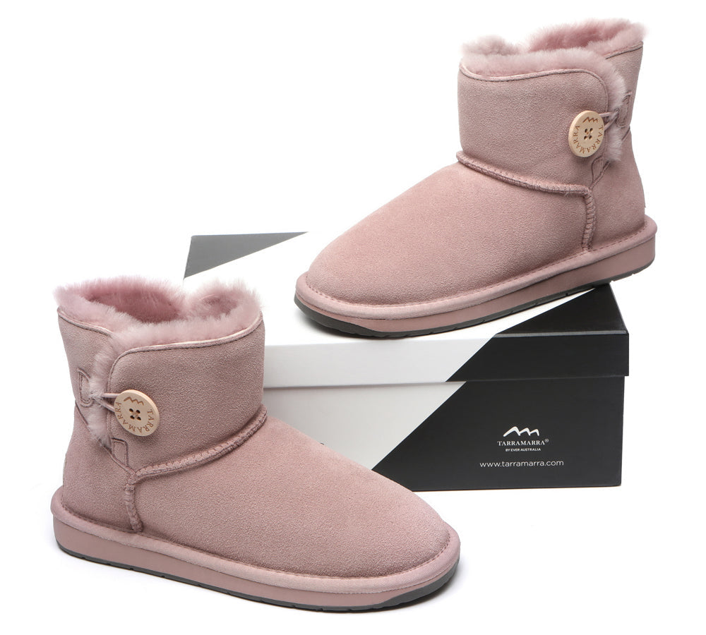 UGG Boots - Premium Australian Sheepskin Boots Unisex Mini Button Plus