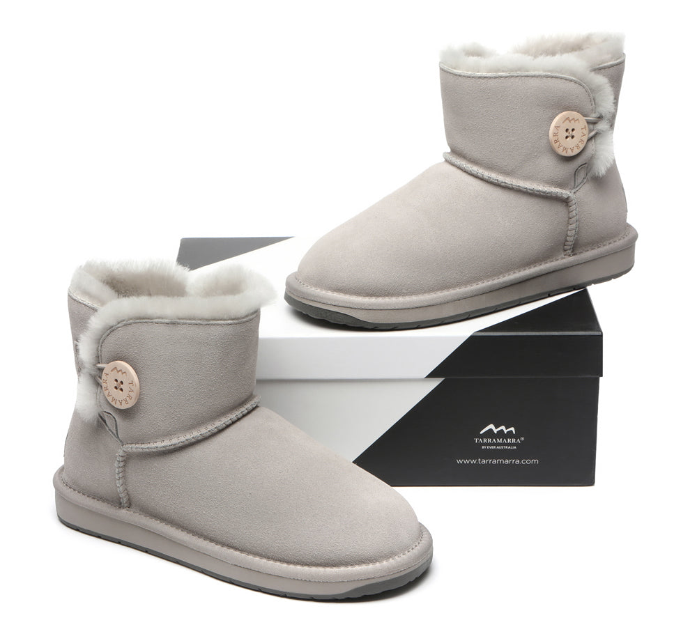 UGG Boots - Premium Australian Sheepskin Boots Unisex Mini Button Plus