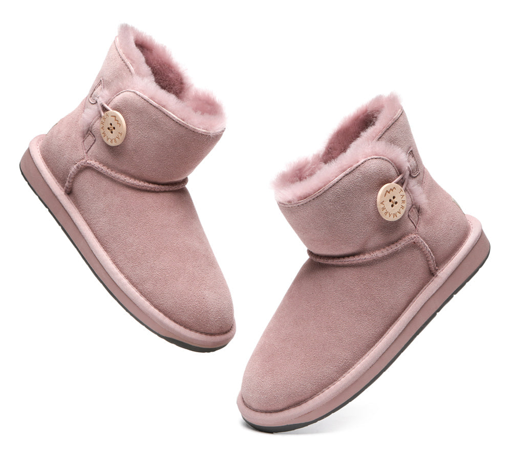 UGG Boots - Premium Australian Sheepskin Boots Unisex Mini Button Plus