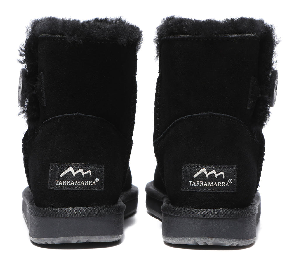 UGG Boots - Premium Australian Sheepskin Boots Unisex Mini Button Plus