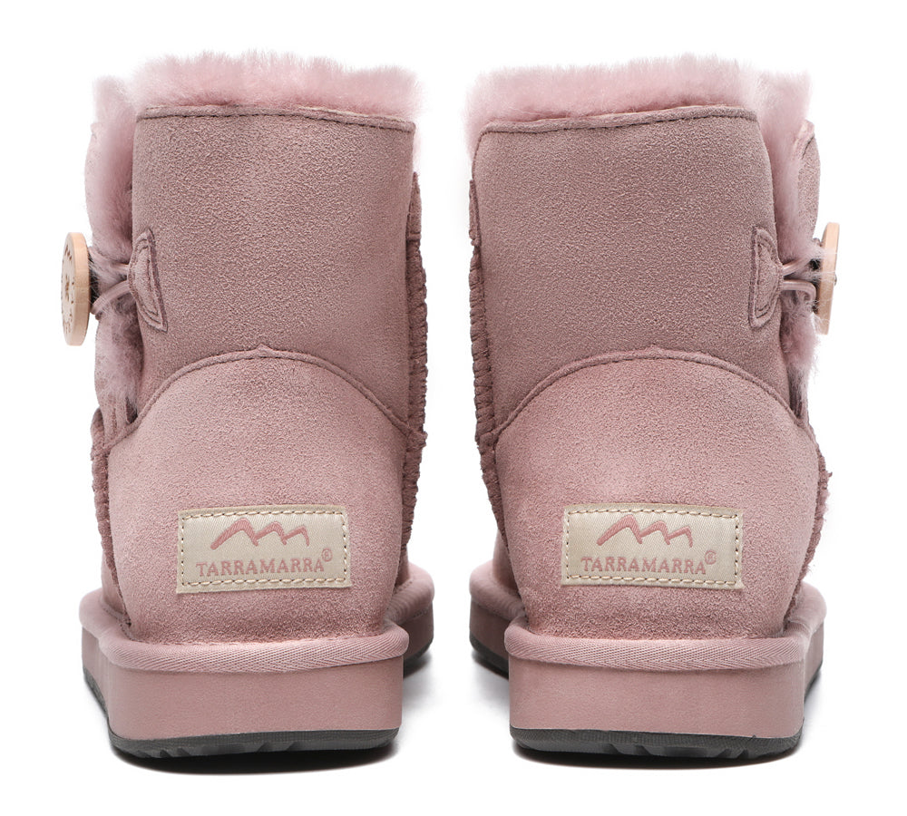 UGG Boots - Premium Australian Sheepskin Boots Unisex Mini Button Plus