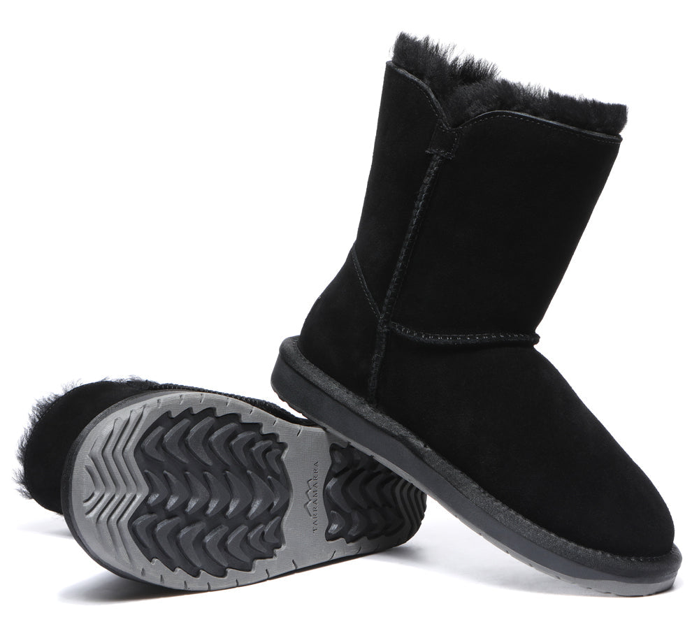 UGG Boots - Premium Australian Sheepskin Boots Unisex Short Button Plus