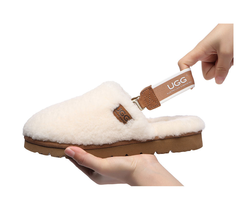 UGG Boots - Removable Strap Slingback UGG Slipper Women Kamari