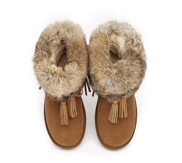 UGG Boots - Sheepskin Ankle Fur Top Women Boots Urban Foxy