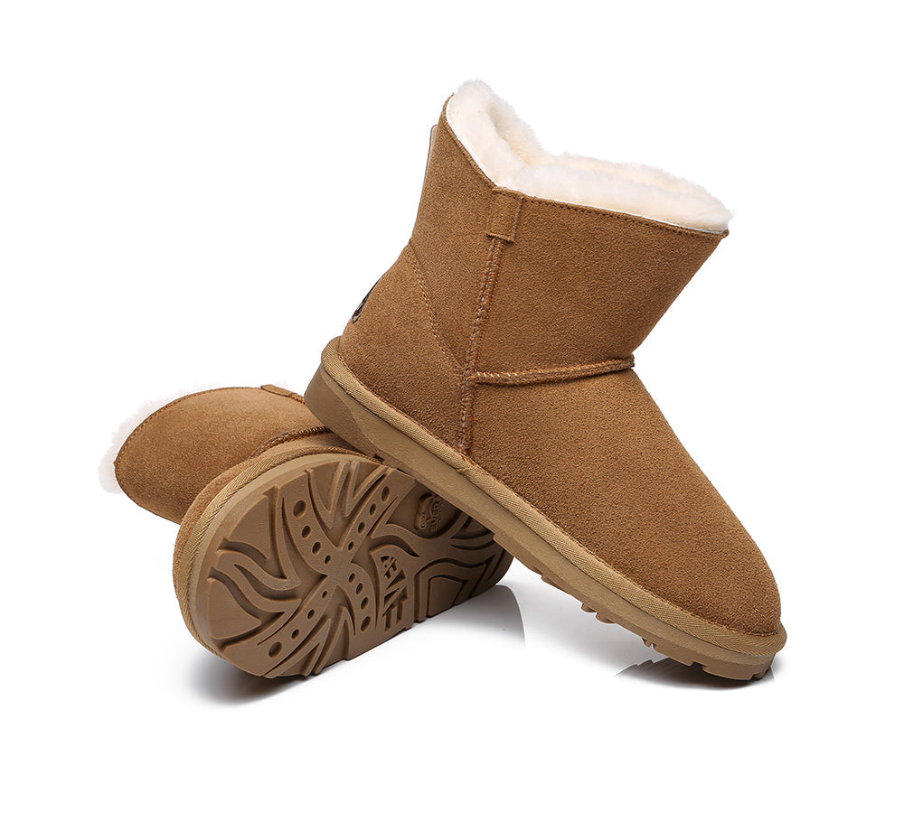 UGG Boots - Sheepskin Single Bow Boots Women Ember