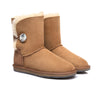 UGG Boots - UGG Boots Australian Genuine Sheepskin Short Button With Crystal