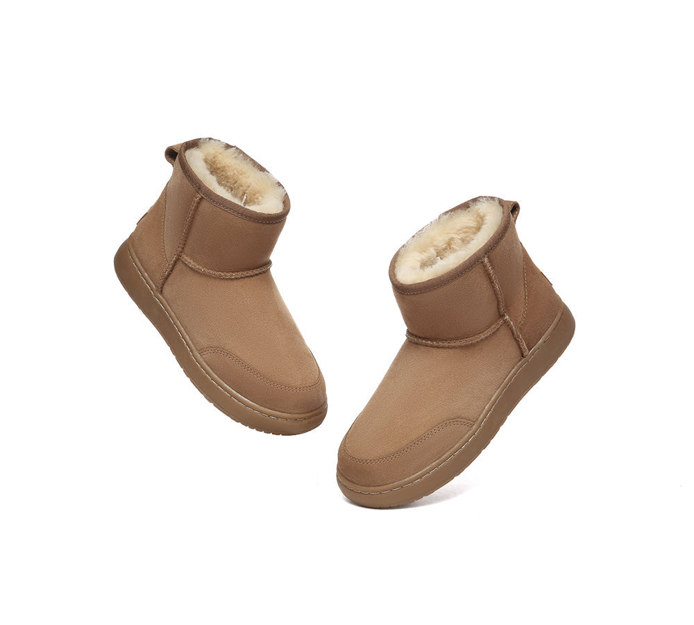 UGG Boots - UGG Boots Sheepskin Wool Ankle Mini Classic Outdoor Boots