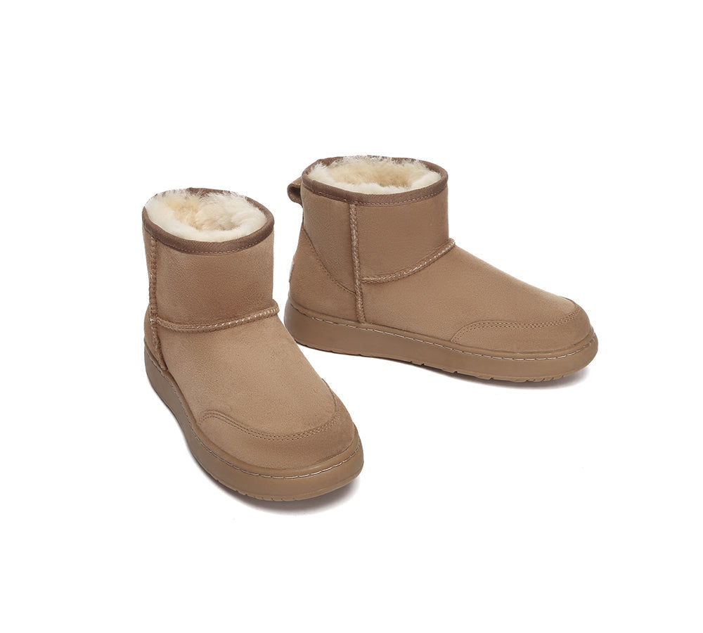 UGG Boots - UGG Boots Sheepskin Wool Ankle Mini Classic Outdoor Boots