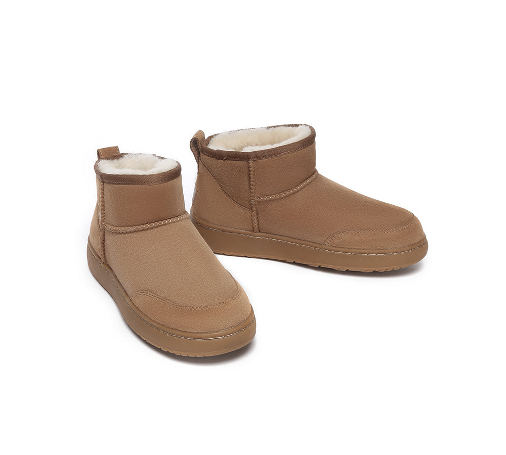 UGG AUSTRALIAN SHEPHERD® Sheepskin Wool Ankle Ultra Mini Outdoor Boots - UGG Boots - Chestnut - AU Ladies 10 / AU Men 8 / EU 41 - Uggoutlet