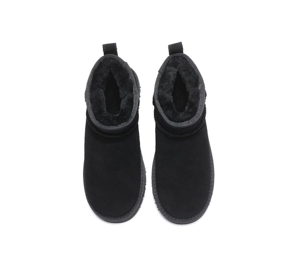 UGG Boots - UGG Boots Unisex Sheepskin Wool Ankle Mini Julia