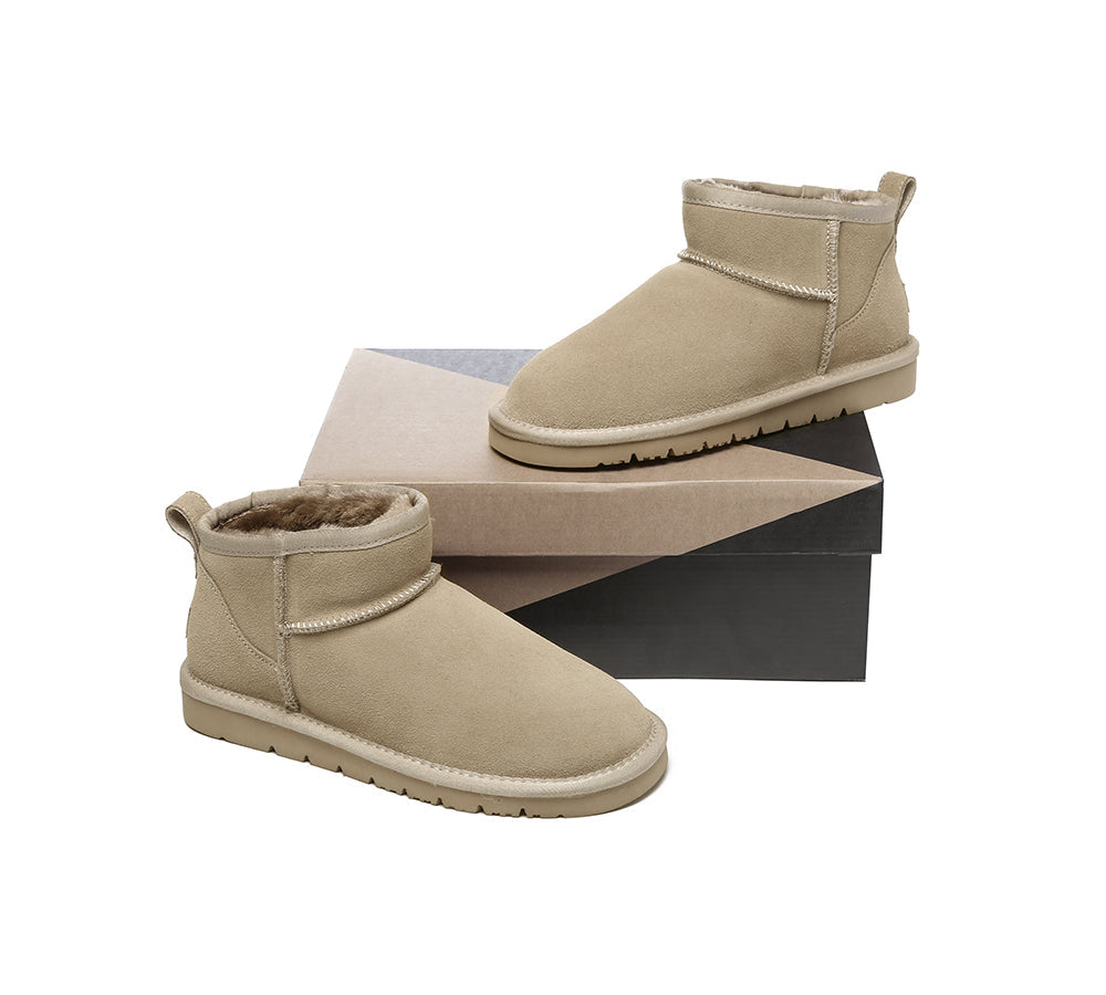 UGG Boots - UGG Boots Unisex Sheepskin Wool Ankle Mini Julia