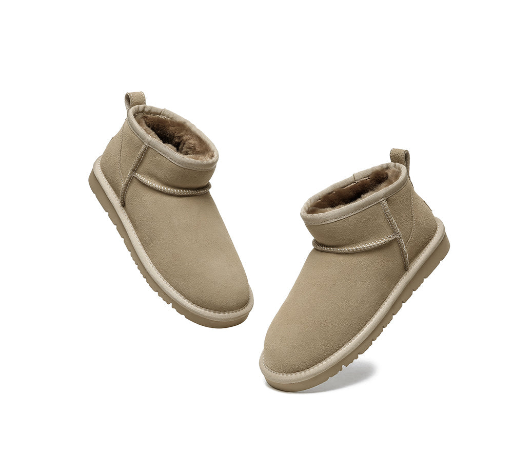 UGG Boots - UGG Boots Unisex Sheepskin Wool Ankle Mini Julia