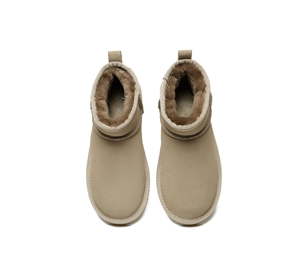 UGG Boots - UGG Boots Unisex Sheepskin Wool Ankle Mini Julia