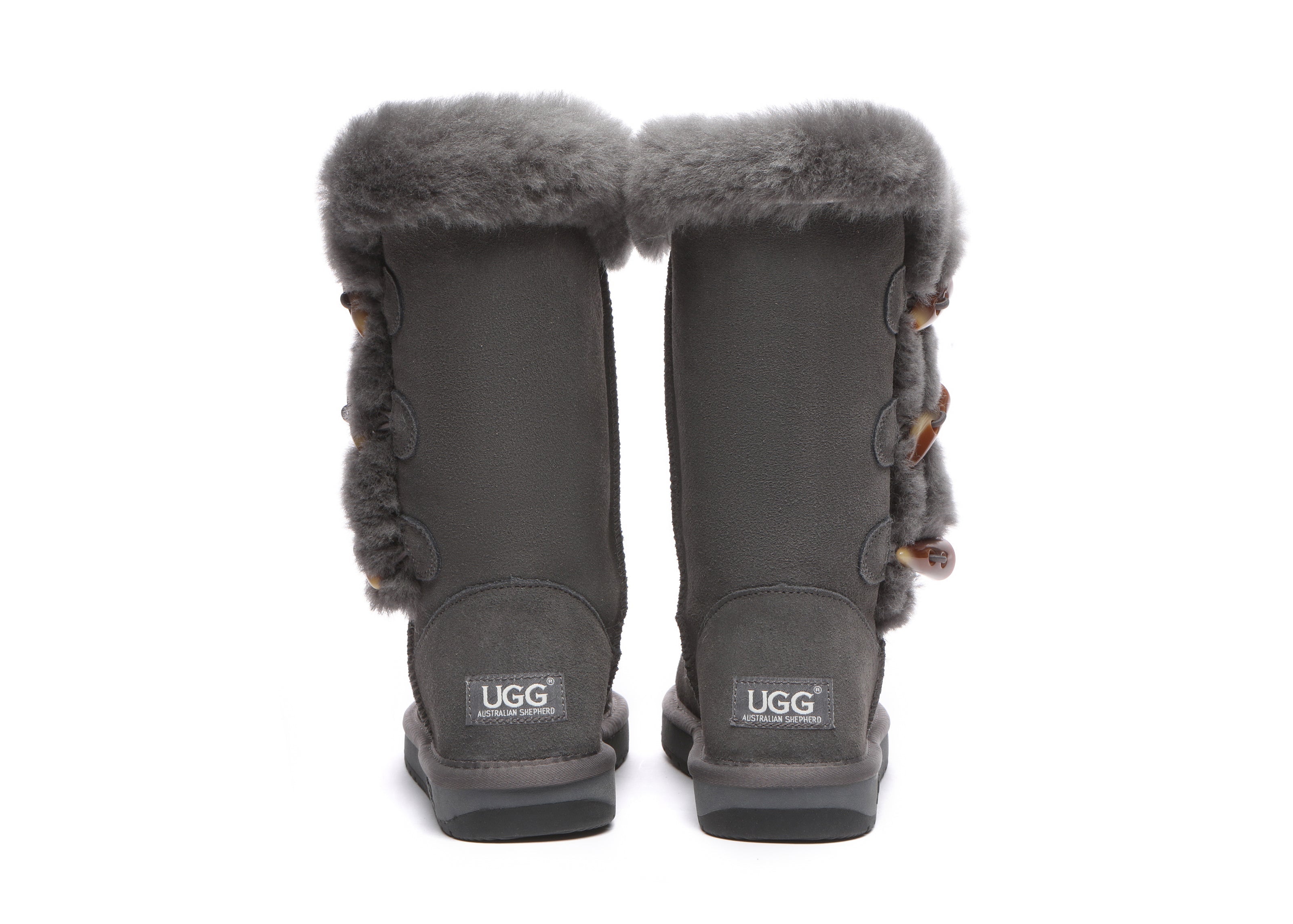 UGG Australian Shepherd® Tamari Toggle Closure Women Ugg Boots - UGG Boots - Grey - AU Ladies 10 / AU Men 8 / EU 41 - Uggoutlet