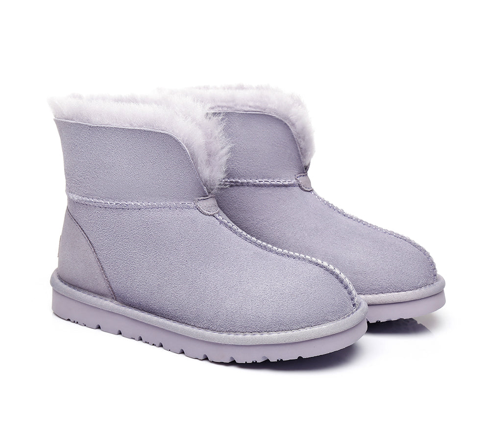 UGG Boots - UGG Slippers Mallow Double Face Sheepskin, Unisex Ankle Collar Slipper