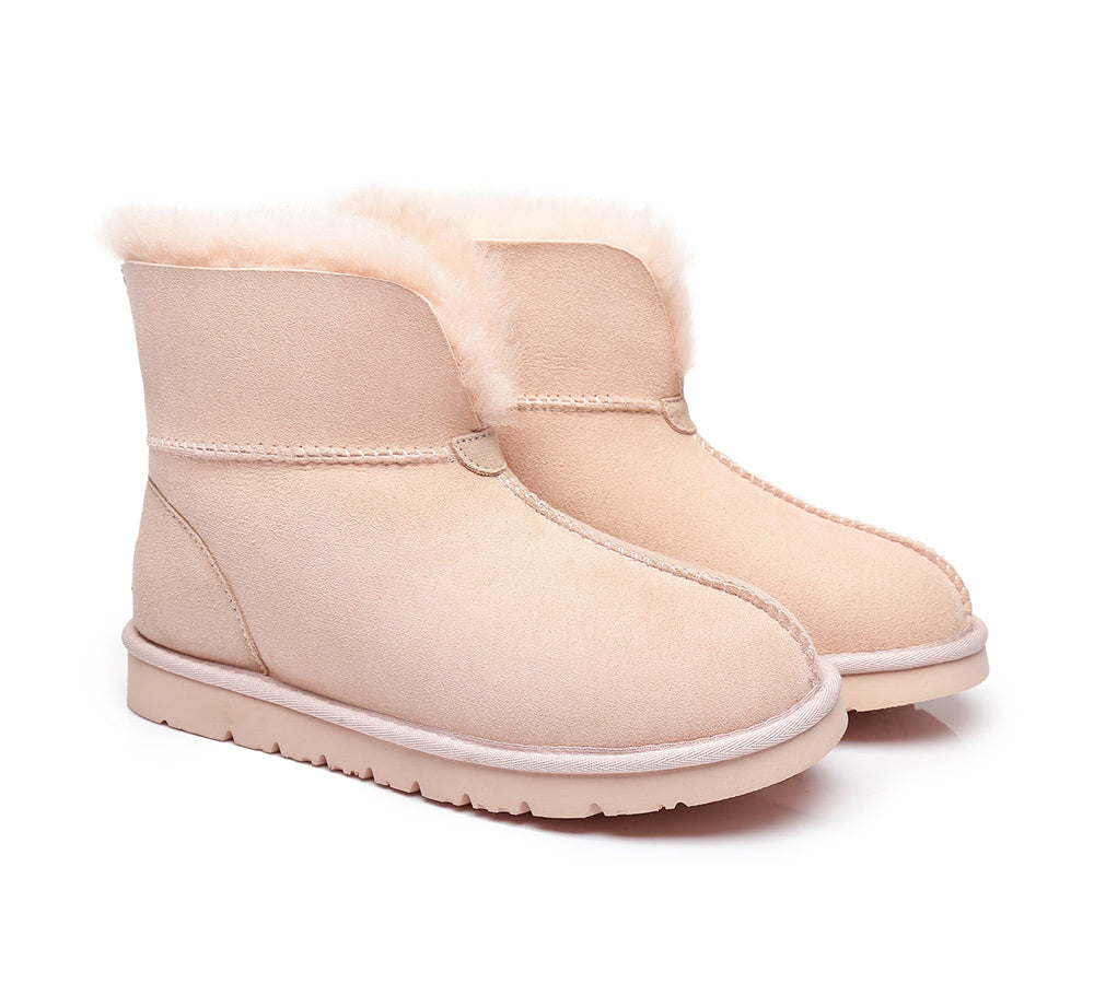 UGG Boots - UGG Slippers Mallow Double Face Sheepskin, Unisex Ankle Collar Slipper