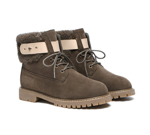 UGG Boots - UGG Women Lace Up Fashion Boots Martin