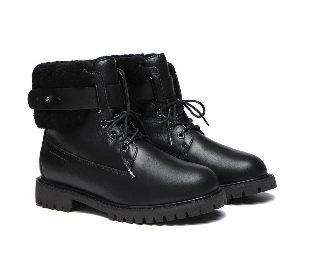 UGG Boots - UGG Women Lace Up Fashion Boots Martin