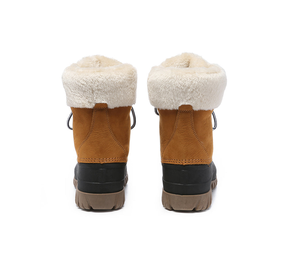 UGG Boots - Women Chunky Ski Boots Lace-up Natalia