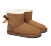 UGG Boots - Women Mini Ugg Boots With Single Back Bow