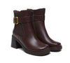 Tarramarra® Women'S Leather Heels Ankle Zipper Boots Jane - Fashion Boots - Brown - AU Ladies 4 / AU Men 2 / EU 35 - Uggoutlet