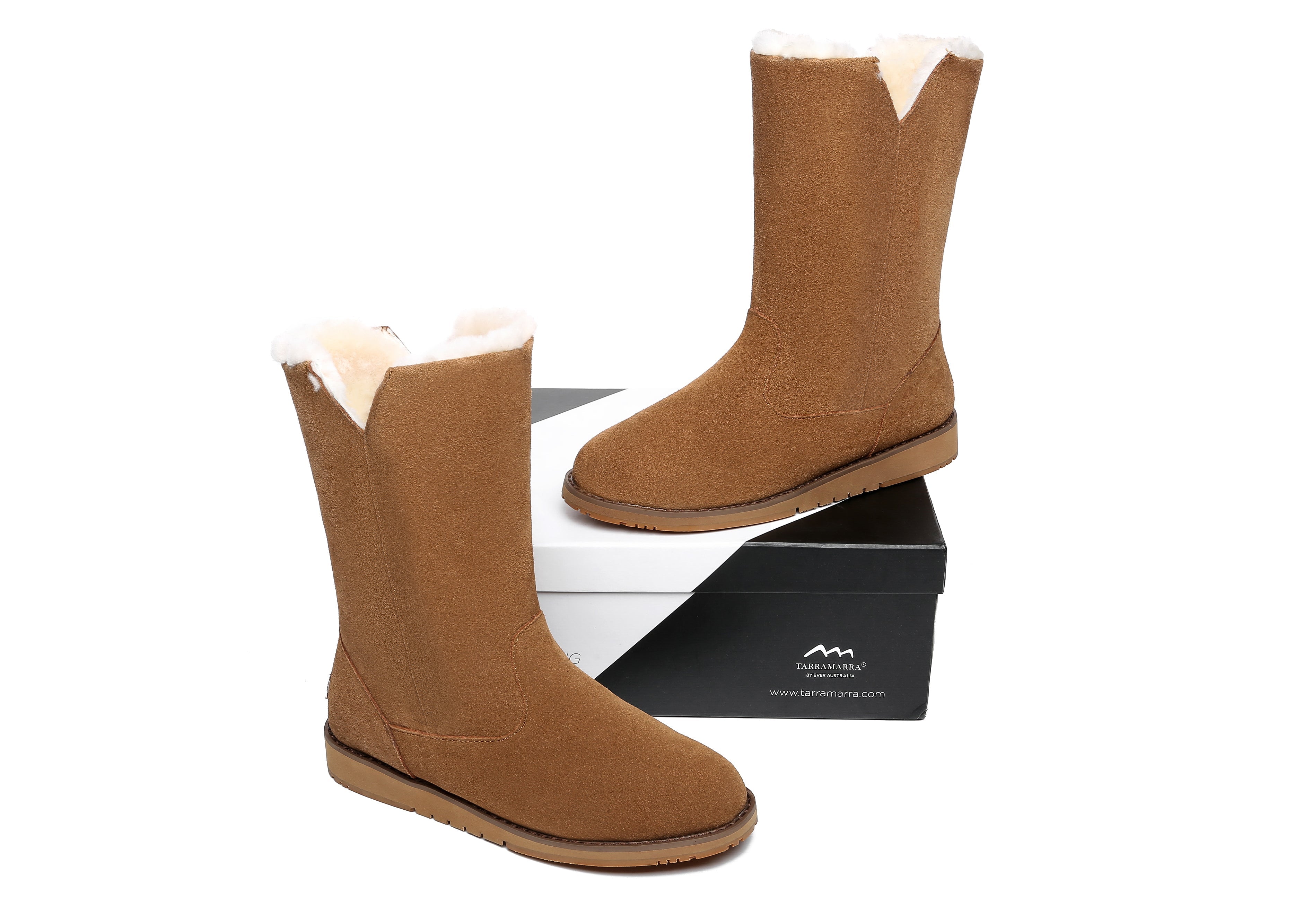 UGG Boots - Womens Fashion Ugg Boots Mid Calf Colleen